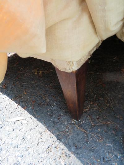  William Haines Inc Fabulous Pair Billy Haines Style Biscuit Tufted Slipper Chairs Hollywood Regency