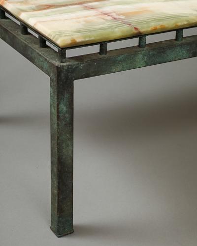  William Haines Inc Onyx Topped Coffee Table