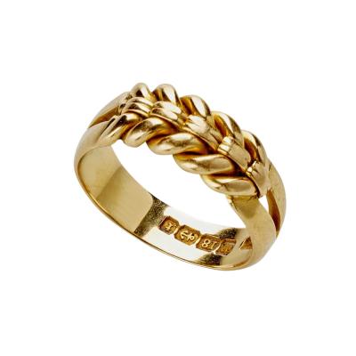 William Henry Coley English 18K Gold Keeper Ring 691012 3412646