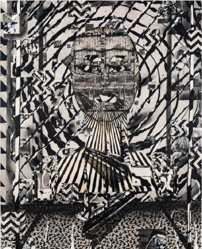  William Reid Stowe Self Portrait as a Bald Fully Tattooed Man II 2022