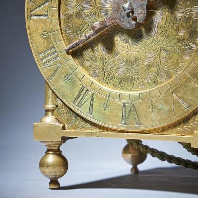 William Sellwood 17th Century First Period Lantern Clock by William Sellwood Original Balance