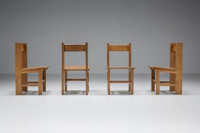  Wim Den Boon Wim Den Boon Dutch Modernism Dining Chairs 1950s