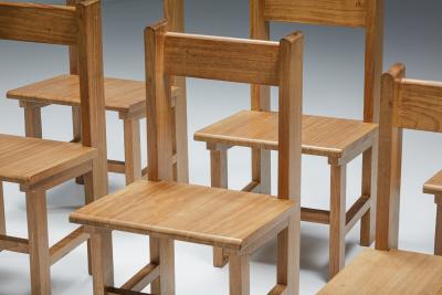  Wim Den Boon Wim Den Boon Dutch Modernism Dining Chairs 1950s