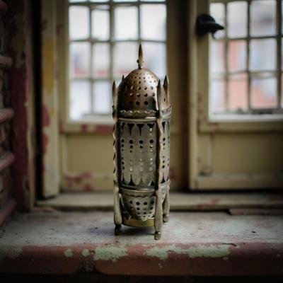  Winkelman Van der Bijl Amsterdam School of Design Metal Cut Out Table Lamp Winkelman Van der Bijl