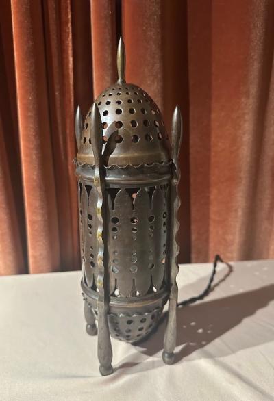  Winkelman Van der Bijl Amsterdam School of Design Metal Cut Out Table Lamp Winkelman Van der Bijl