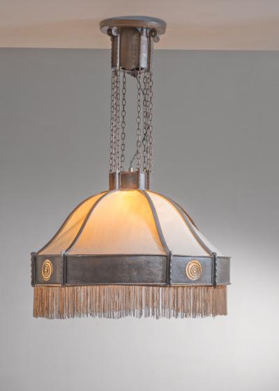  Winkelman Van der Bijl Hammered copper Winkelman pendant