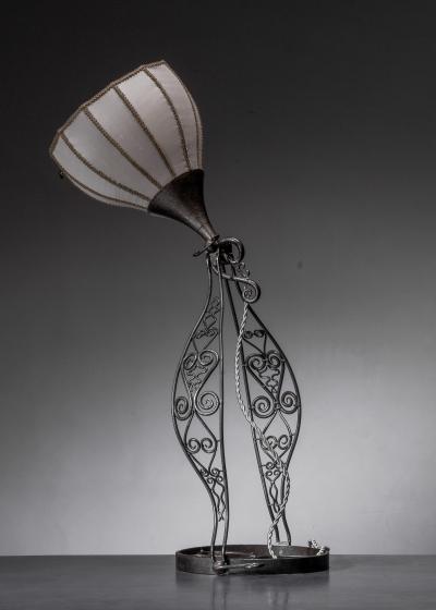  Winkelman Van der Bijl Winkelman van der Bijl Amsterdam School table lamp