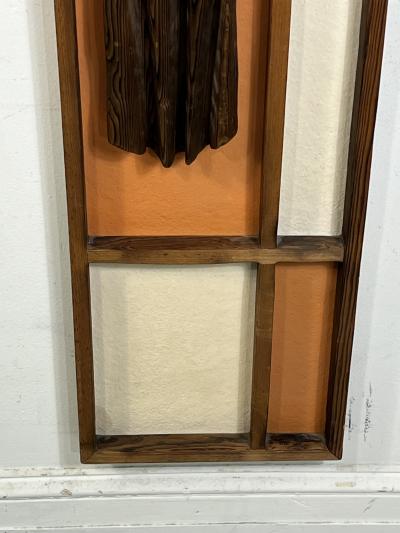  Witco MID CENTURY POLYNESIAN WOMAN CARVED WOOD PLAQUE BY WITCO