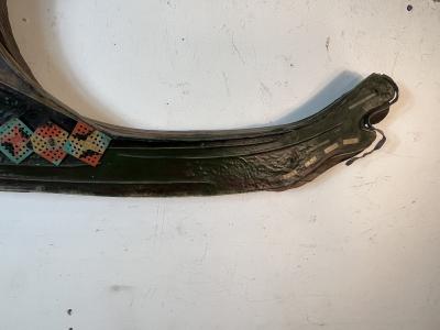  Witco UNIQUE MID CENTURY RESIN AND WOOD VIKING SHIP WALL SCULPTURE BY WITCO