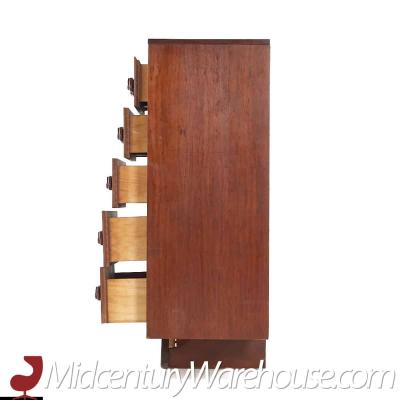  Witco Witco Style Pulaski Oceanic Mid Century Highboy Dresser Armoire