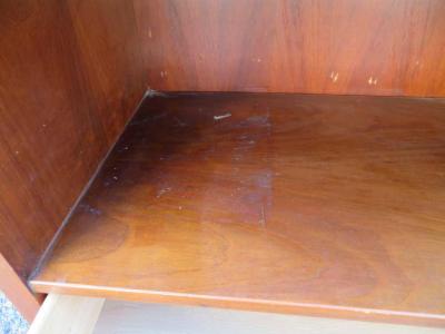  Witco Wonderful Pair of Witco Oceanic Sculptural Nightstand by Pulaski