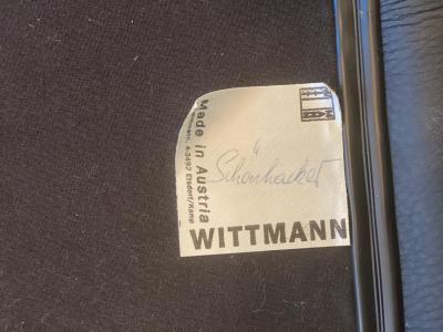  Wittmann 1970s Franz Wittmann Relax Chair and Ottoman