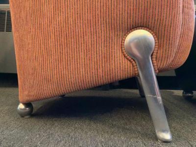  Wittmann 1970s Franz Wittmann Relax Chair and Ottoman