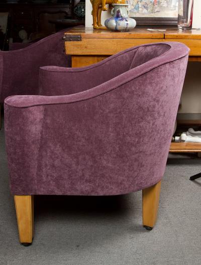  Wittmann PAIR OF JOSEF HOFFMANN WIENER WERKSTATTE STYLE ARMCHAIRS BY WITTMANN AUSTRIA