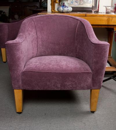  Wittmann PAIR OF JOSEF HOFFMANN WIENER WERKSTATTE STYLE ARMCHAIRS BY WITTMANN AUSTRIA