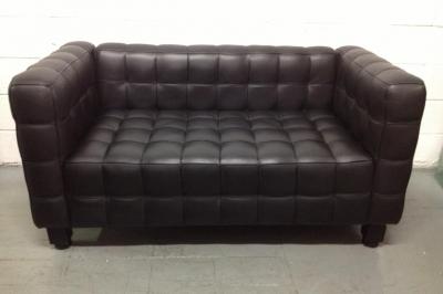  Wittmann Wittmann Kubus Sofa by Josef Hoffmann Labeled