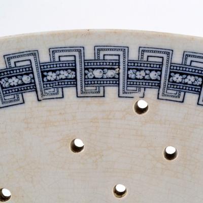  Wood Baggaley Porcelain Mezzanine AKA Meat Strainer Drainer Lucerne 