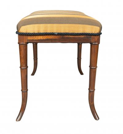  Wood Hogan Regency Style Rosewood Bench