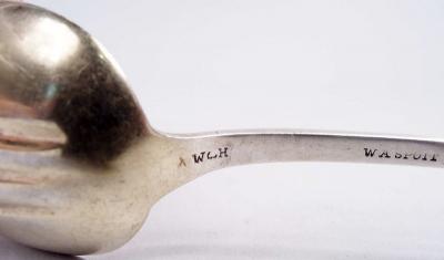  Wood Hughes Wood Hughes New York Medallion Diana Coin Silver Teaspoons