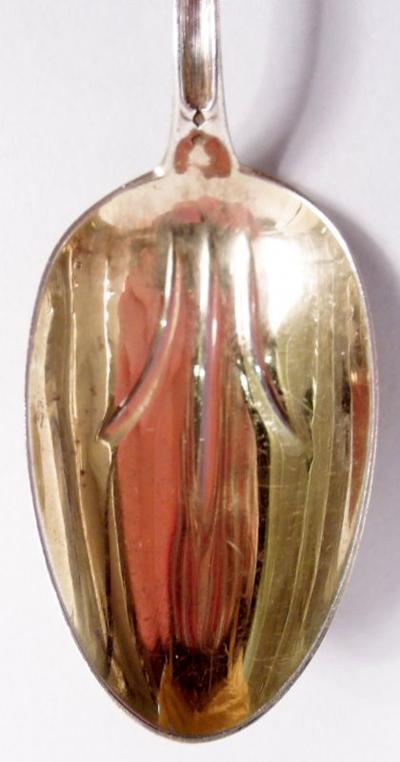  Wood Hughes Wood Hughes New York Medallion Diana Coin Silver Teaspoons