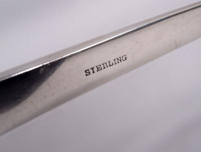  Wood Hughes Wood Hughes New York Medallion Diana Sterling Silver Soup Ladle