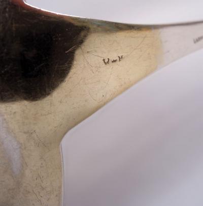  Wood Hughes Wood Hughes New York Medallion Diana Sterling Silver Soup Ladle