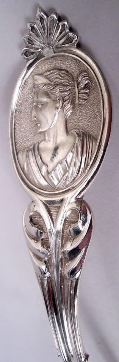  Wood Hughes Wood Hughes New York Medallion Diana Sterling Silver Soup Ladle