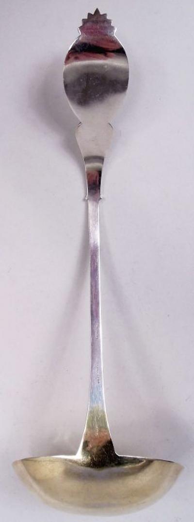  Wood Hughes Wood Hughes New York Medallion Diana Sterling Silver Soup Ladle