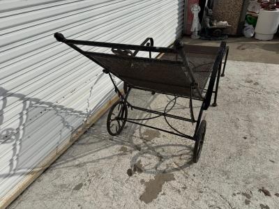  Woodard Furniture Co Woodard Style Wrought Iron Patio Chaise Lounge