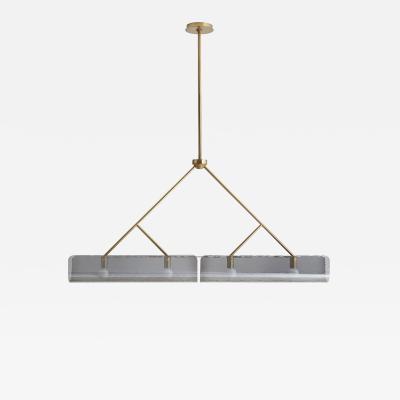  Workshop APD x Arteriors BEND LINEAR CHANDELIER