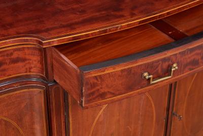  Wright and Mansfield Narrow Adam Style Cabinet by Wright and Mansfield