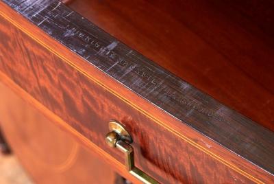  Wright and Mansfield Narrow Adam Style Cabinet by Wright and Mansfield