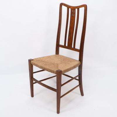  Wylie Lochhead Wylie Lochhead attributed A Pair of Rush Seated Side or Bedroom Chairs