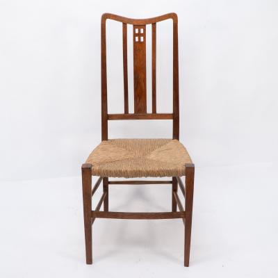  Wylie Lochhead Wylie Lochhead attributed A Pair of Rush Seated Side or Bedroom Chairs