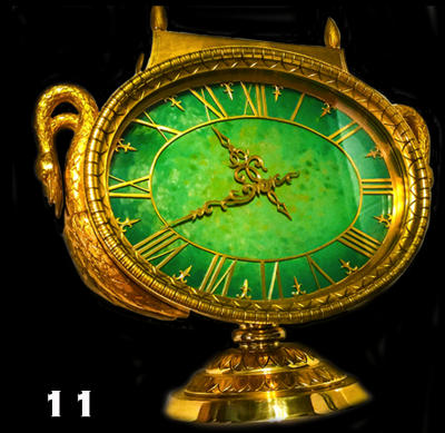 Ye Olde Timekeepers Inc 1963 Patek Philippe Jade Swan Clock