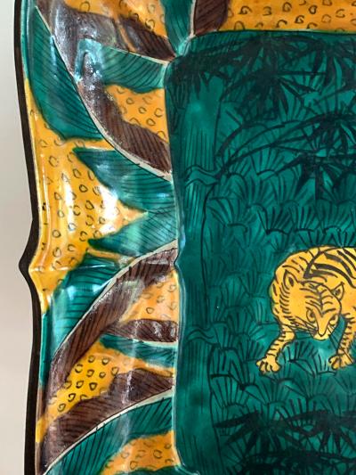  Yoshidaya Japanese Yoshidaya Saiko Kutani Ceramic Dish