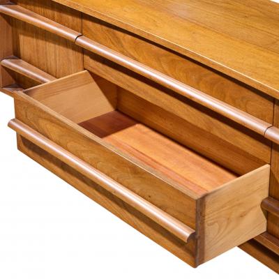  Young Manufacturing Company Young Manufacturing Mid Century Credenza and Hutch