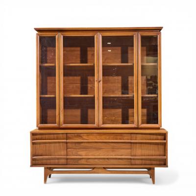  Young Manufacturing Company Young Manufacturing Mid Century Credenza and Hutch