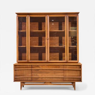  Young Manufacturing Company Young Manufacturing Mid Century Credenza and Hutch