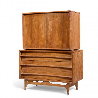  Young Manufacturing Company Young Manufacturing Mid Century Highboy Dresser