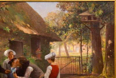  Young Naval Conscript Antique French Painting by Julien Le Blant