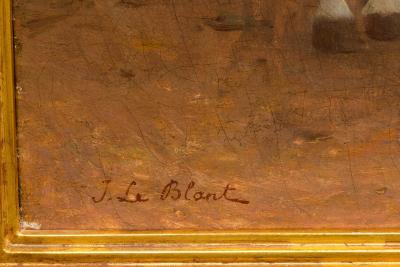  Young Naval Conscript Antique French Painting by Julien Le Blant