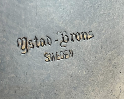  Ystad Brons A bronze vase by Ystad Bronse