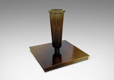  Ystad Brons Pair of Candleholders by Ystad Brons