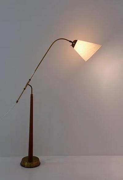  Ystad Metall Midcentury Floor Lamp by Ystad Metall 1940s Sweden