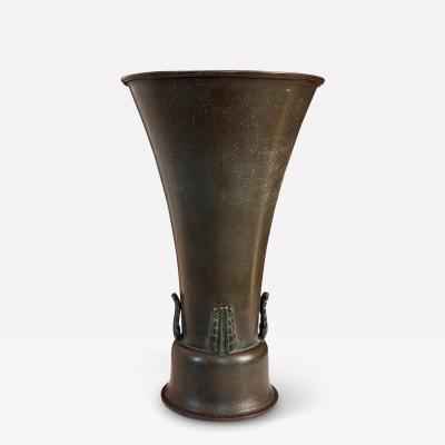  Ystad Metall Vase by Ystad Brons