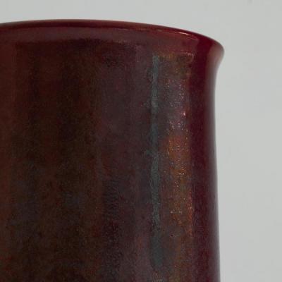  Zaalberg Meindert Zaalberg Hand Signed Purple Metallic Glazed Studio Pottery Vase