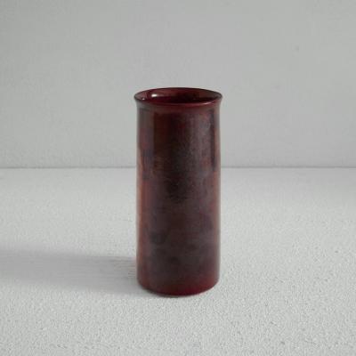  Zaalberg Meindert Zaalberg Hand Signed Purple Metallic Glazed Studio Pottery Vase
