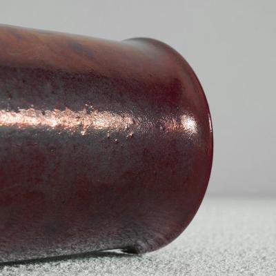  Zaalberg Meindert Zaalberg Hand Signed Purple Metallic Glazed Studio Pottery Vase