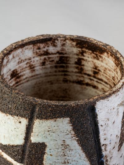  Zaalberg Zaalberg Holland glazed stoneware vase 1950s